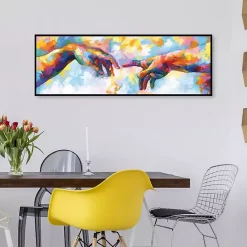Outlet Kirklands Home A Creation of Adam Framed Canvas Art Print Multi