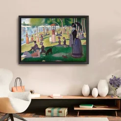 Hot Kirklands Home A Sunday Afternoon Framed Canvas Art Print Multi