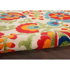 Outlet Kirklands Home Abstract Floral Outdoor Area Rug, 7x10 Multi