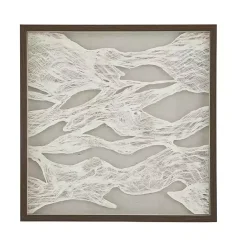 Hot Kirklands Home Abstract Rice Paper Framed Wall Plaque