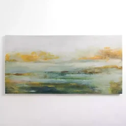 Kirklands Home Abstract Rolling Moor Canvas Art Print