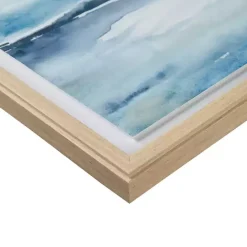 Hot Kirklands Home Abstract Sparkling Sea Framed Wall Art Blue