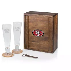 New Kirklands Home Acacia San Francisco 49ers Beer Glass Set