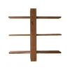 Discount Kirklands Home Adjustable 3-Tier Acacia Wood Wall Shelf