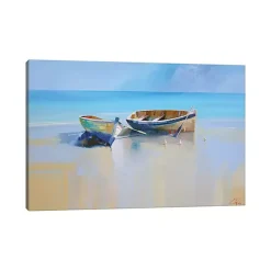 Hot Kirklands Home Afternoon Boat Adventures Canvas Art Print Multi