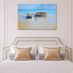 Hot Kirklands Home Afternoon Boat Adventures Canvas Art Print Multi