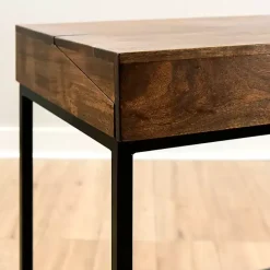 Kirklands Home Aiden Acacia Wood Writing Desk