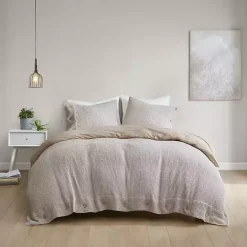 Online Kirklands Home Alaya 4-pc. Full/Queen Waffle Duvet Set Tan