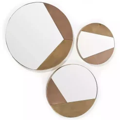 Discount Kirklands Home Alexander Round Metal Wall Mirrors, Set of 3