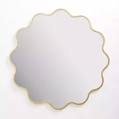 Sale Kirklands Home Alexandria Gold Scalloped Wall Mirror