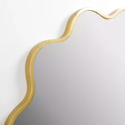 Sale Kirklands Home Alexandria Gold Scalloped Wall Mirror