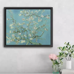 Online Kirklands Home Almond Blossom Framed Canvas Art Print, 22x18 in. Blue