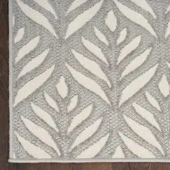 Outlet Kirklands Home Aloha Ash Botanical Indoor/Outdoor Area Rug, 3x5