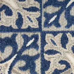 Outlet Kirklands Home Aloha Blue Geometric Indoor/Outdoor Area Rug, 6x9