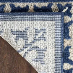 Sale Kirklands Home Aloha Blue Geometric Indoor/Outdoor Area Rug, 9x12