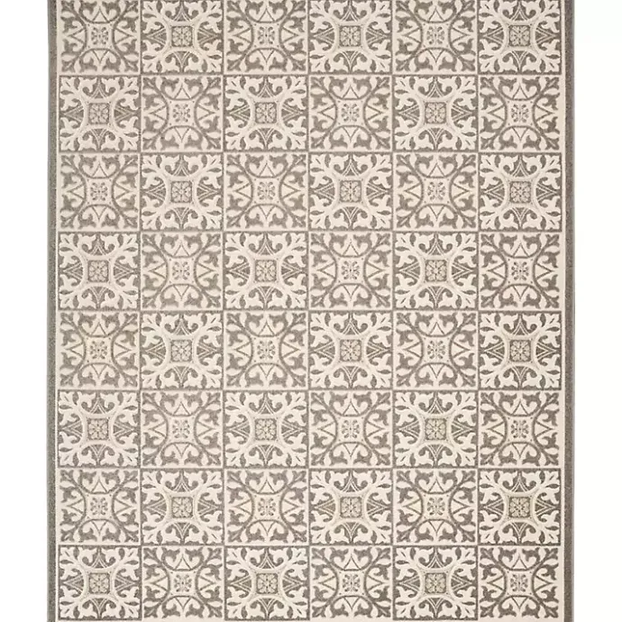 Online Kirklands Home Aloha Ivory Geometric Indoor/Outdoor Area Rug, 3x5