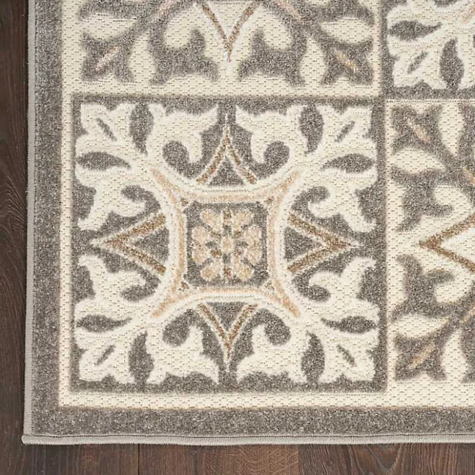 Online Kirklands Home Aloha Ivory Geometric Indoor/Outdoor Area Rug, 3x5