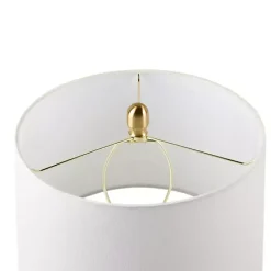 New Kirklands Home Amber Faceted Glass Table Lamp Brown