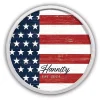 Clearance Kirklands Home American Flag Personalized White Frame Wall Plaque