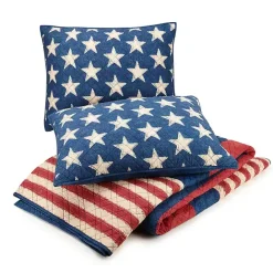 Sale Kirklands Home Americana Patch 3-pc. Full/Queen Quilt Set
