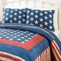Discount Kirklands Home Americana Patch 3-pc. King Quilt Set