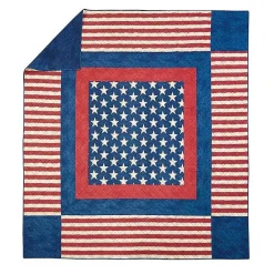 Discount Kirklands Home Americana Patch 3-pc. King Quilt Set