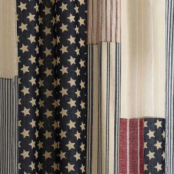 New Kirklands Home Americana Shower Curtain Multi