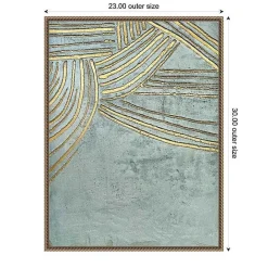 Outlet Kirklands Home Ancient Gold Sun Canvas Art Print