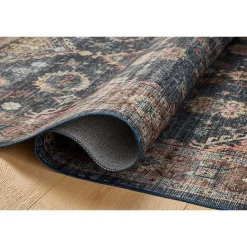 New Kirklands Home Anniston Denim Sunset Area Rug, 5x8