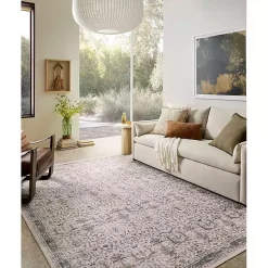 Best Kirklands Home Anniston Ivory Stone Area Rug, 5x8
