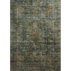 Clearance Kirklands Home Anniston Vintage Blue Area Rug, 5x8
