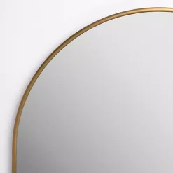 Discount Kirklands Home Antique Brass Nouveau Linear Arch Mirror Gold