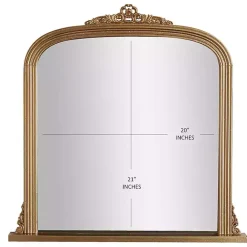 Discount Kirklands Home Antique Brass Ornate Filigree Mirror