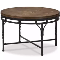 Online Kirklands Home Antique Bronze Round Coffee Table