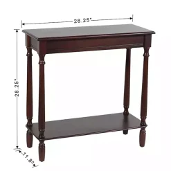 Outlet Kirklands Home Antique Wood Rachel Console Table Brown