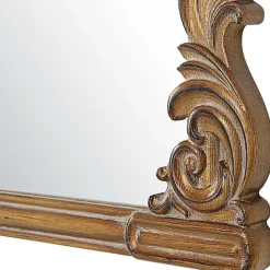 Outlet Kirklands Home Antique Baroque Arched Wall Mirror Gold