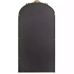 Outlet Kirklands Home Antique Gold Metal Ornate Arch Wall Mirror