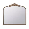 Clearance Kirklands Home Antique Gold Studded Floral Scroll Mirror