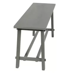 Online Kirklands Home Antique Wood Noah Bench Gray