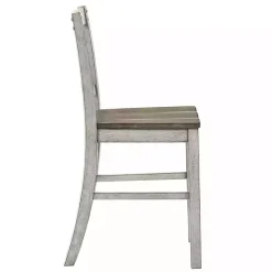 Online Kirklands Home Antique White & Ash Brown 2-pc. Counter Stool Set