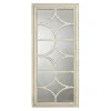 Online Kirklands Home Antique Whitewashed Diamond Panel Wall Mirror