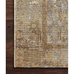 Hot Kirklands Home Antiqued Ivory Copper Outdoor Area Rug, 7x11