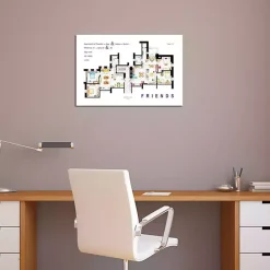 Outlet Kirklands Home Apartment from Friends Canvas Art Print