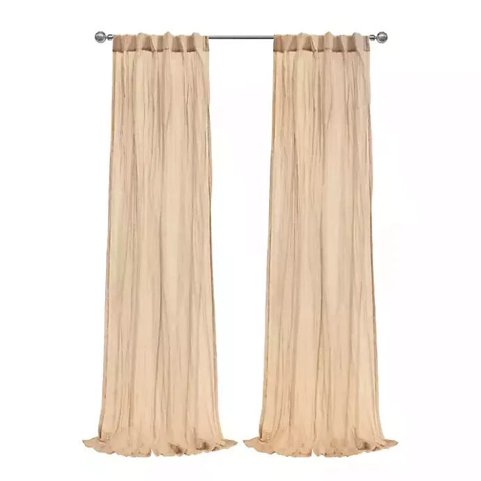 Kirklands Home Apricot Paloma Curtain Panel, 95 in. Orange