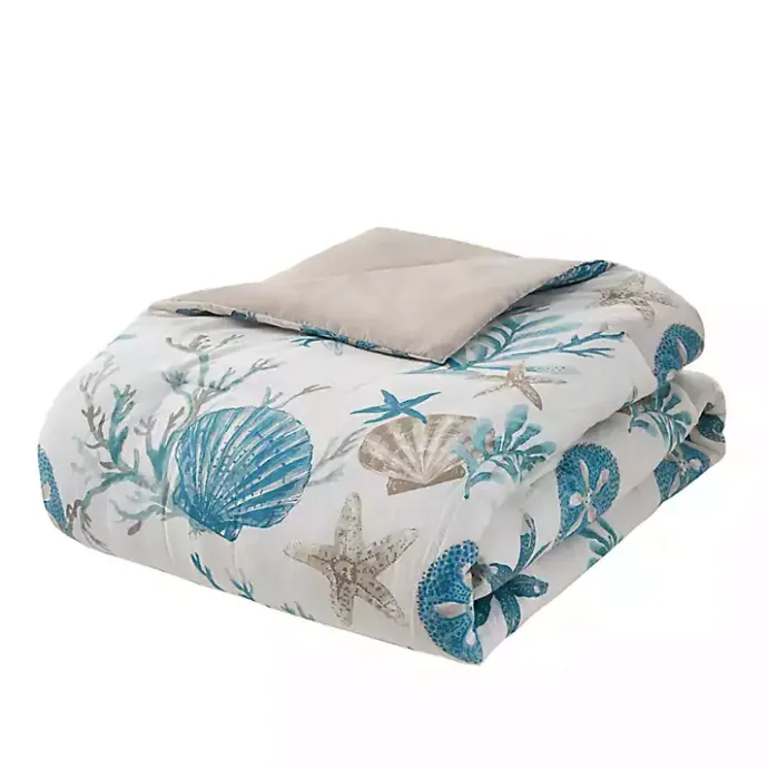 Best Kirklands Home Aqua Coastal 7-pc. King Comforter Set