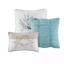 Best Kirklands Home Aqua Coastal 7-pc. King Comforter Set