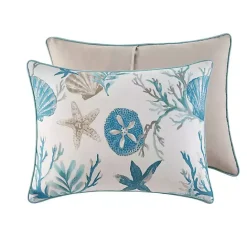Best Kirklands Home Aqua Coastal 7-pc. Queen Comforter Set