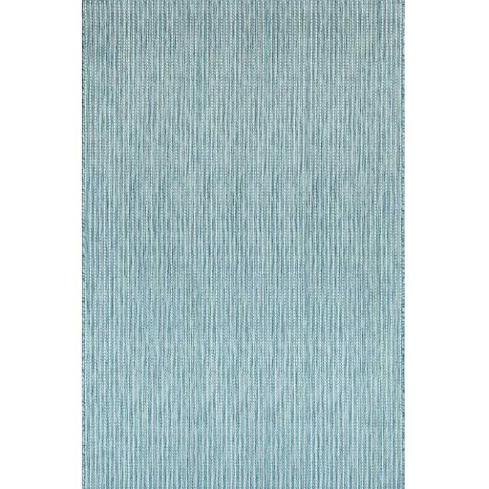 Sale Kirklands Home Aqua Intertwine Indoor/Outdoor Area Rug, 7x9 Blue
