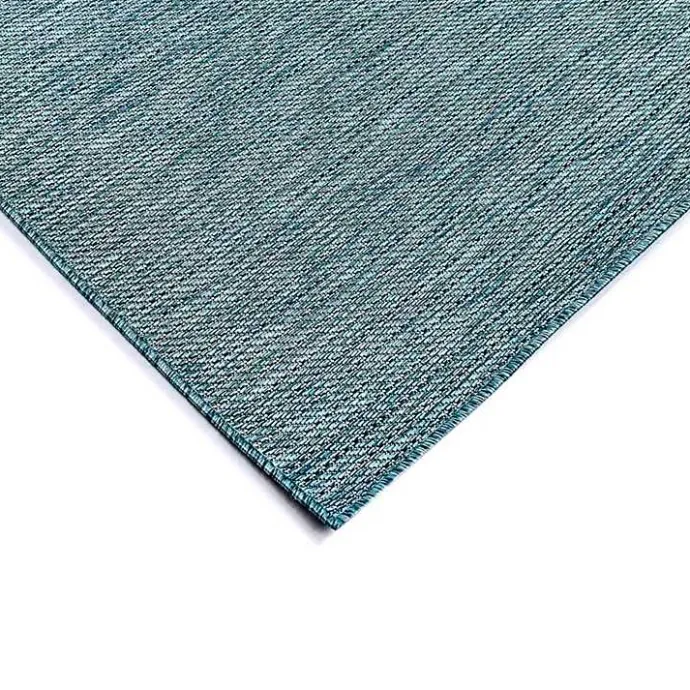 Sale Kirklands Home Aqua Intertwine Indoor/Outdoor Area Rug, 7x9 Blue
