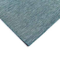 Clearance Kirklands Home Aqua Intertwine Indoor/Outdoor Runner Blue